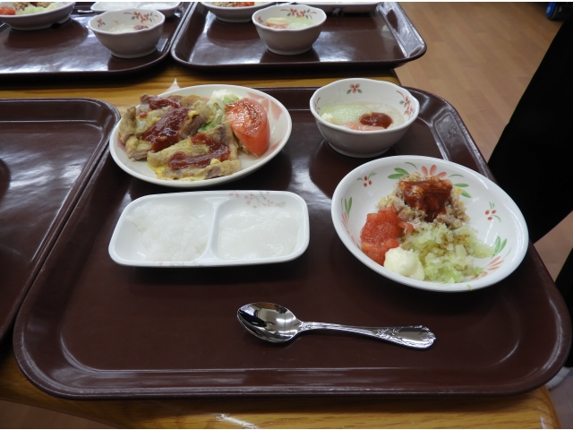 食形態別の試食です