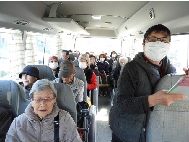 帰路、そろったら出発です
