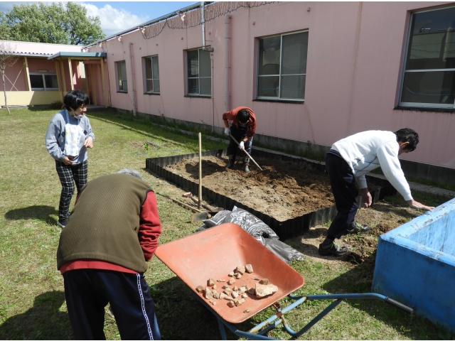 まだまだ大きな石が出てくる出てくる