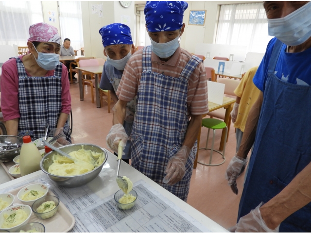 綺麗に盛り付け