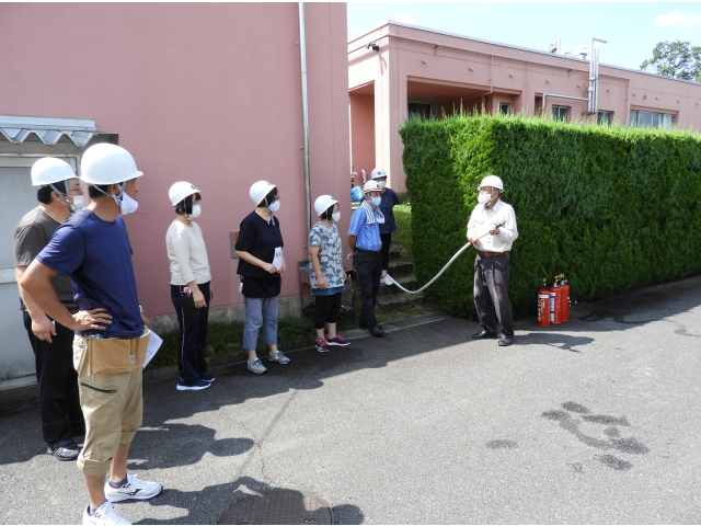 散水栓は水圧が強いので要注意です