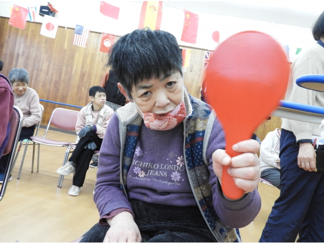 判定は…『赤：利用者さん』チームの勝ち