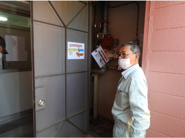 スプリンクラーの元栓です