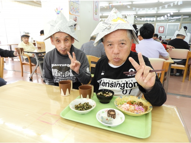 手作り兜がカッコイイ