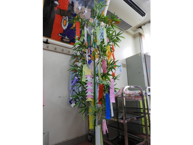 七夕飾りです！