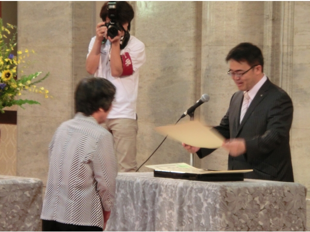 大村知事からの受賞