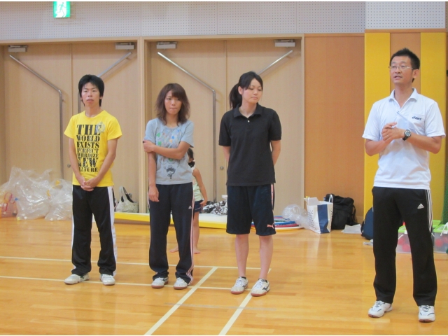 愛知医療短期大学の荒谷先生と学生さんに教えていただきました。