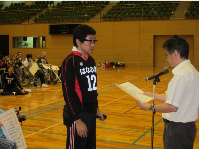 はなのき(負けないぞ!)最優秀選手です。おめでとう!!