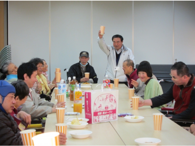 今年一年お疲れさまでした。乾杯!