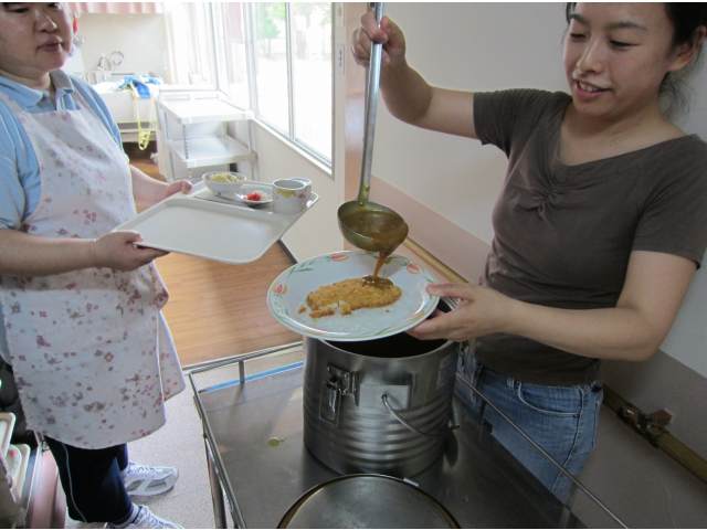 居室の方は部屋の前でかけます。