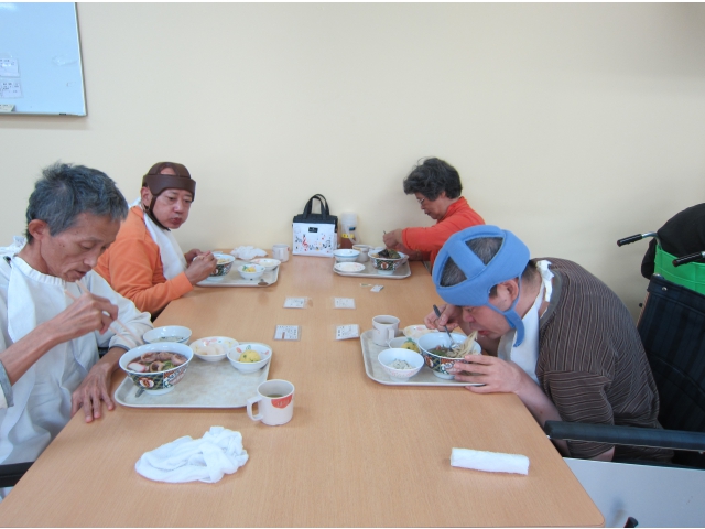 あつあつのうどんが美味しい!