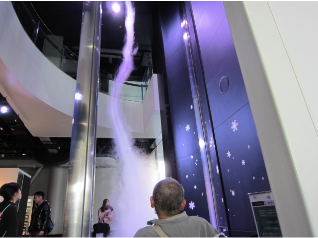 まるで竜が昇っていくかのようです