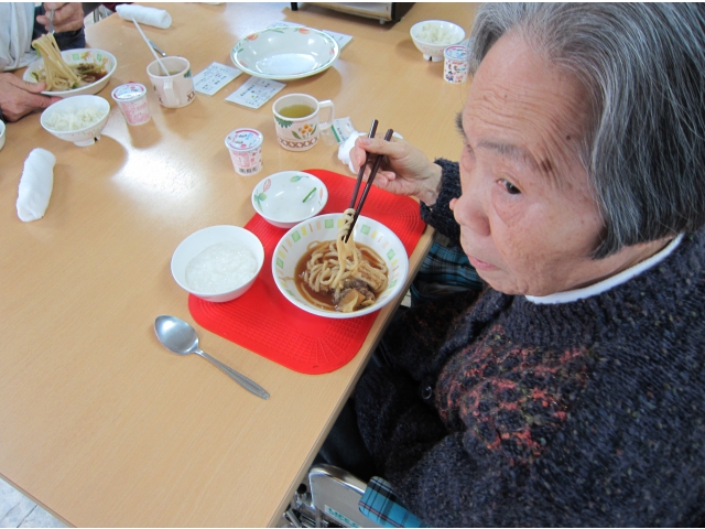 しめはうどんです。