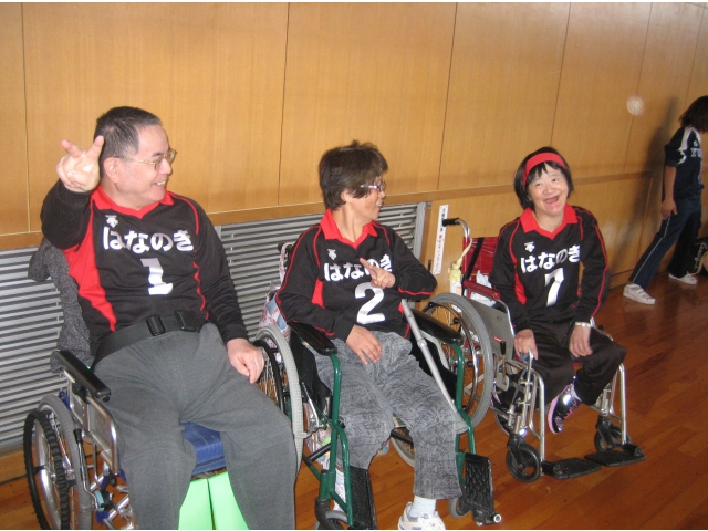 試合前、リラックスしているように見えますが…