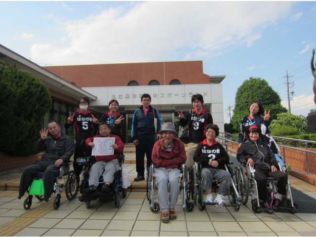 試合後に記念撮影