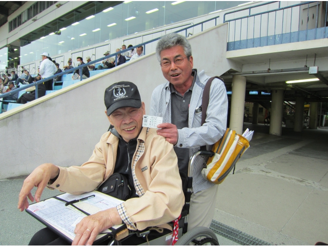 馬券購入し、いざ勝負!!