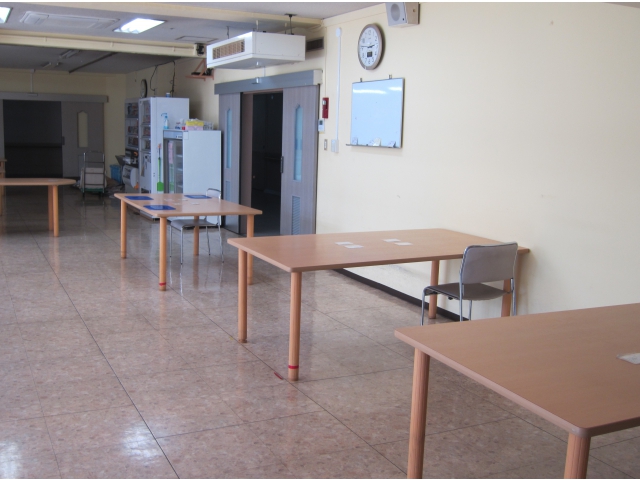 現在の食堂、夢は膨らみます。