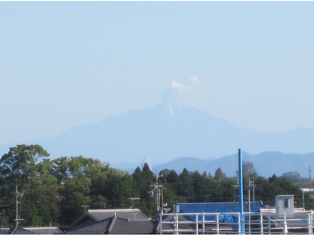 肉眼でもはっきり見えました