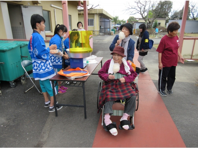 おいしい綿菓子です。