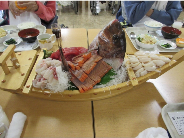 刺身の舟盛りです。