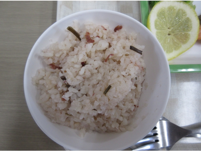 桜えびご飯です。