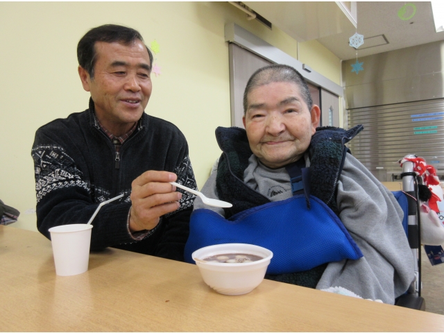 「白玉入りお汁粉」おいしいです。