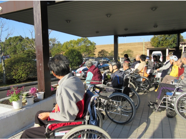利用者の皆さんもお祭りモードに！