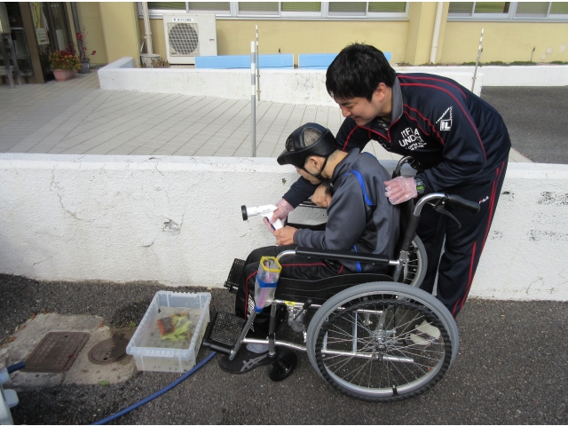 利用者様と協力しています