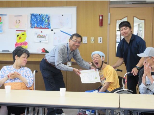 「表彰おめでとうございます」