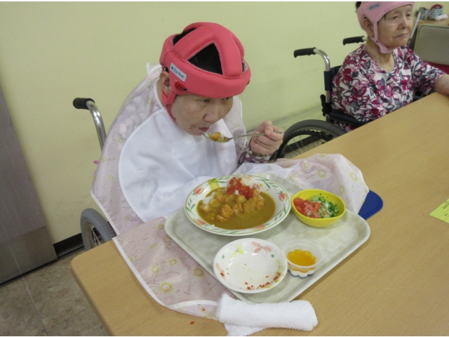 エビフライカレーです。