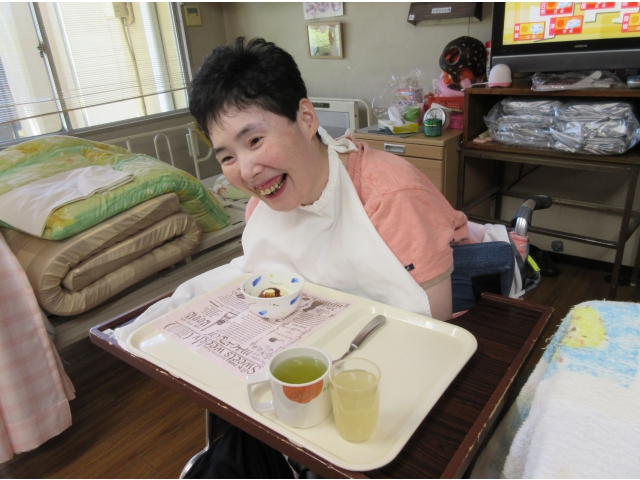 「笑顔」の利用者様です。