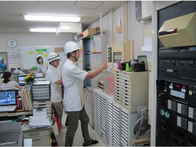 「非常放送を確認しています」