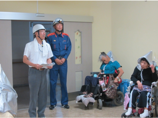 「隊長の講評です」