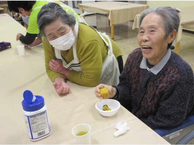 「笑顔がこぼれます」