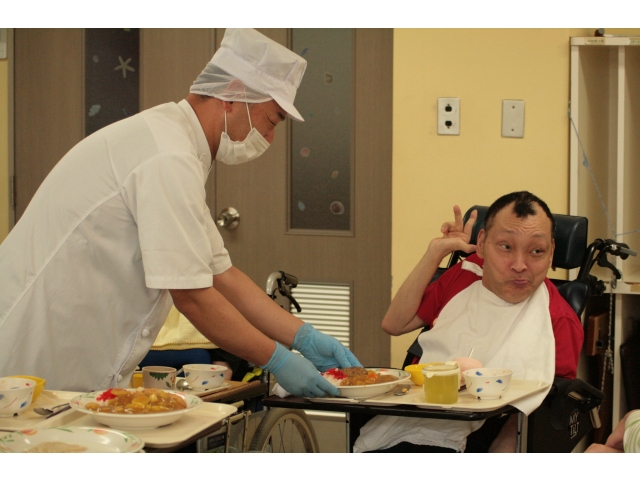 「利用者様の笑顔」