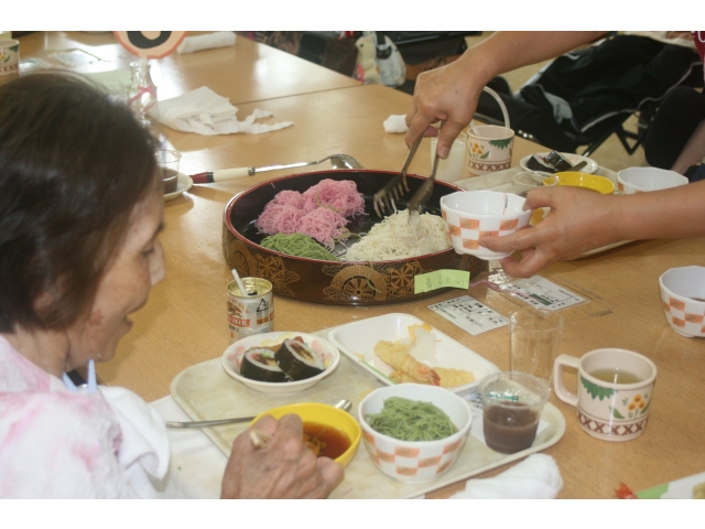 「お食事の様子です」