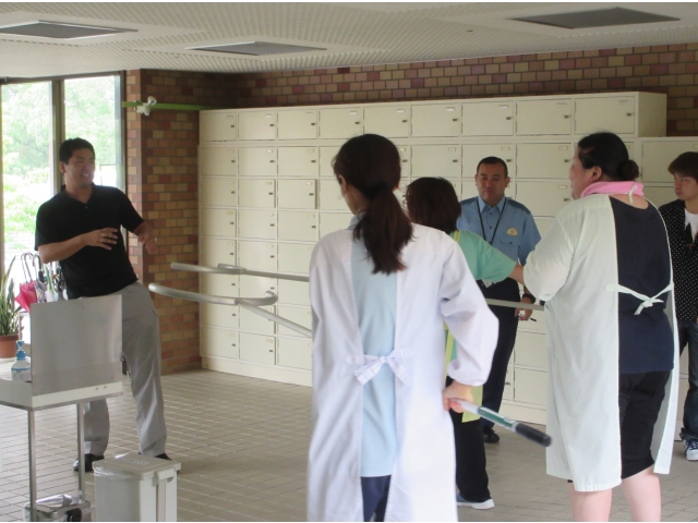 訓練の成果を発揮し、見事撃退！