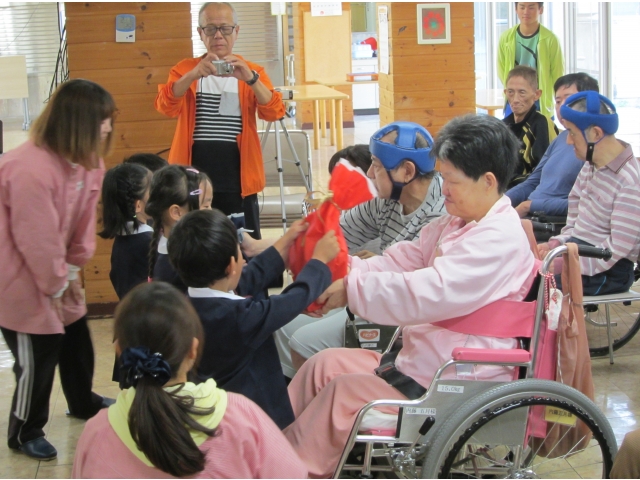 お礼の折り紙です