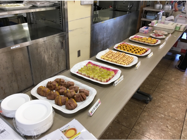 スイーツがずらり♪