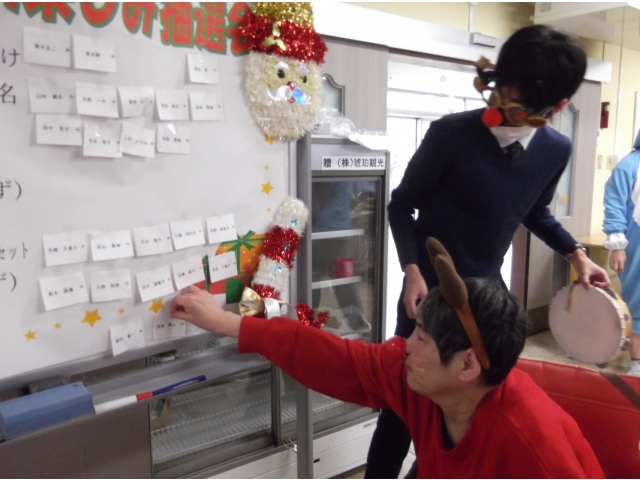 抽選会のお手伝い
頑張りました！