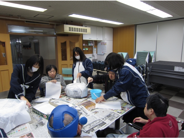 強力な助っ人
尾西高校JRC部のみなさん
