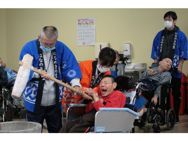 令和最初の
はなのき餅つき会