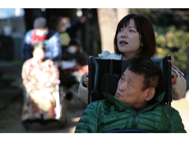 神明社への道中です