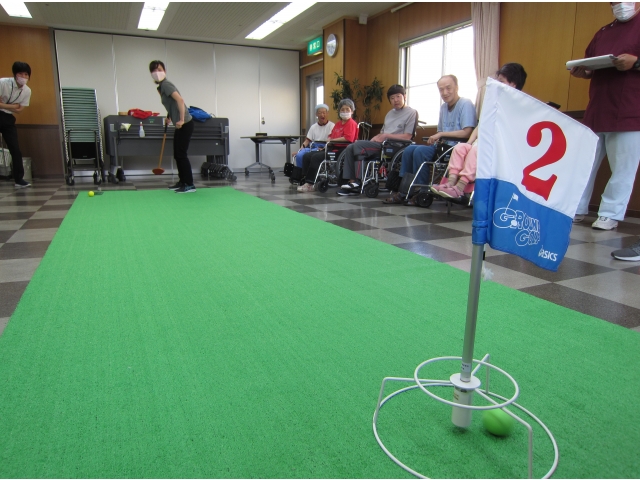 職員のミラクルショット