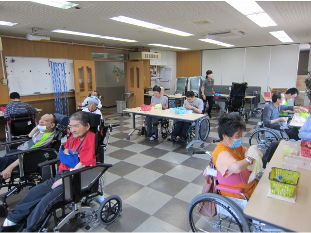 机の配置を工夫したことで
集中して作業ができます