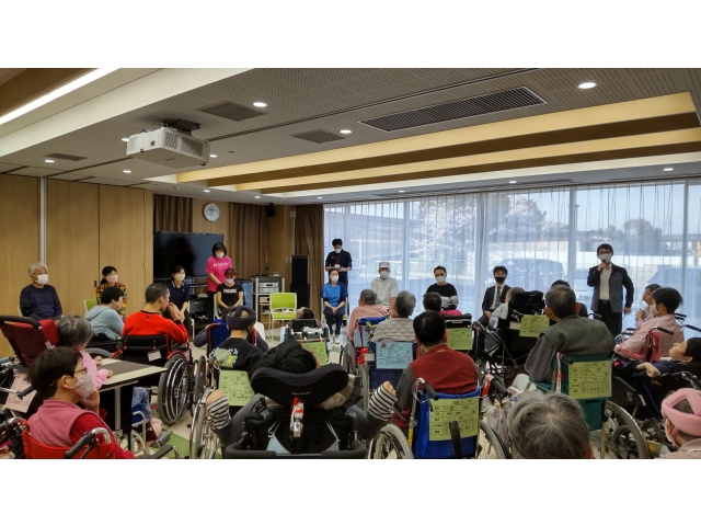 所長からの感謝の挨拶