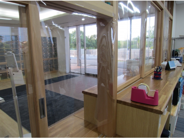 受付カウンター