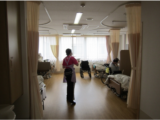 ２階の利用者様は各お部屋で待機