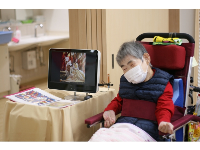 塗り絵アプリでの作品皆に見てもらいたいな～