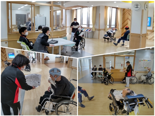 懇談会のメイン会場は奇数月は1階、偶数月は2階